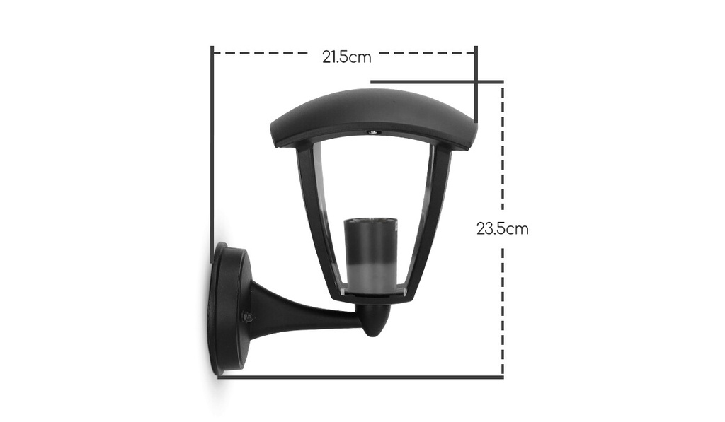 Wall lantern E27 IP44 - Image 2