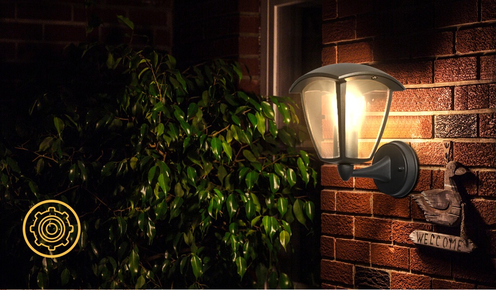 Wall lantern E27 IP44 - Image 3