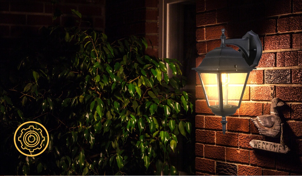 Wall lantern E27 IP44 - Image 7