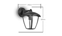 Wall lantern E27 IP44 - Image 2