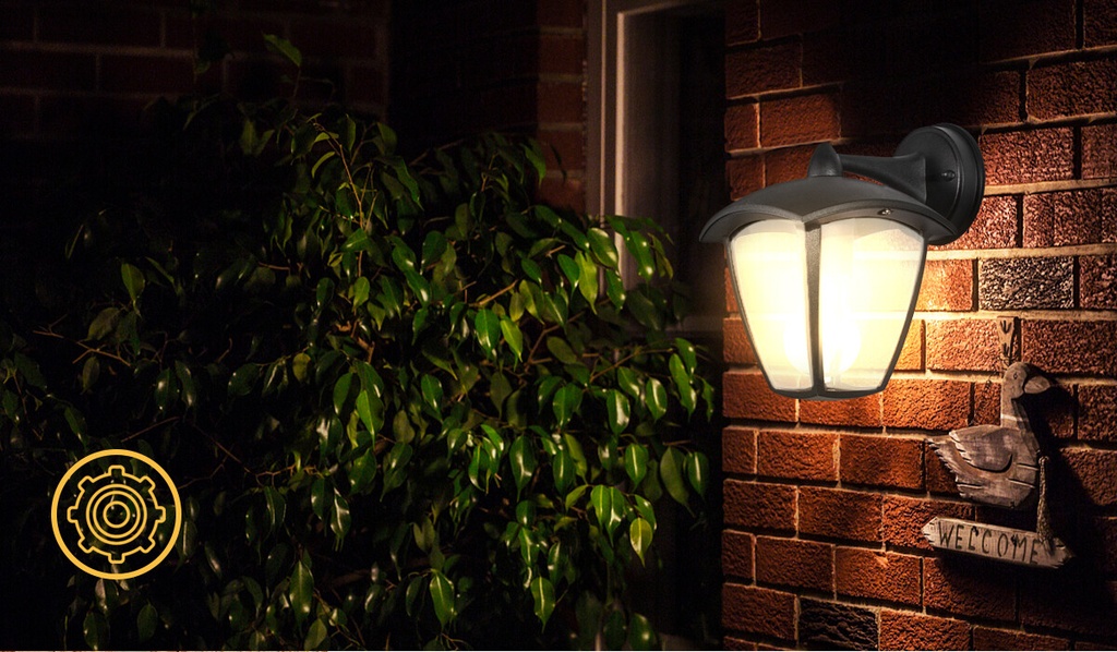 Wall lantern E27 IP44 - Image 4