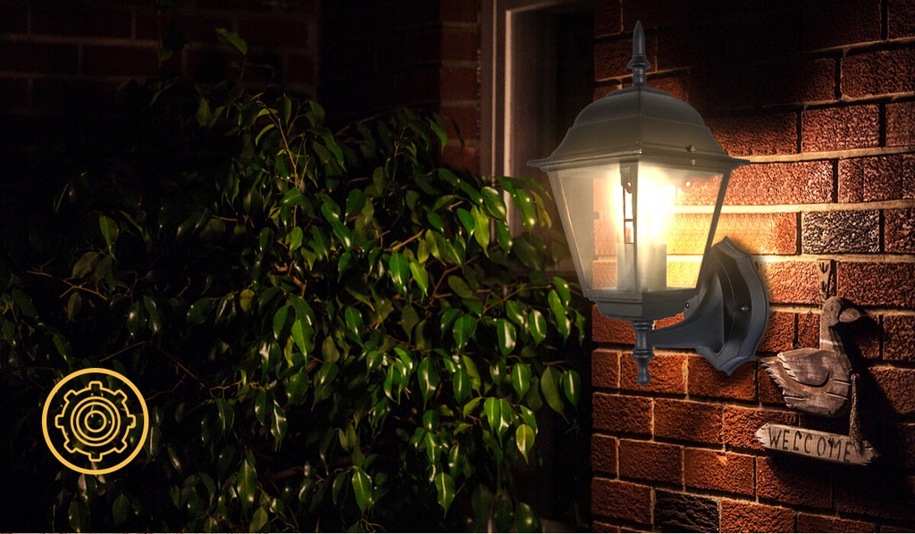 Wall lantern E27 IP44 - Image 6