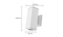 Wall light IP65, GU10 - Image 3