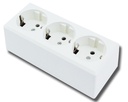 Wall socket 3-way, surface-mounted - Image 2