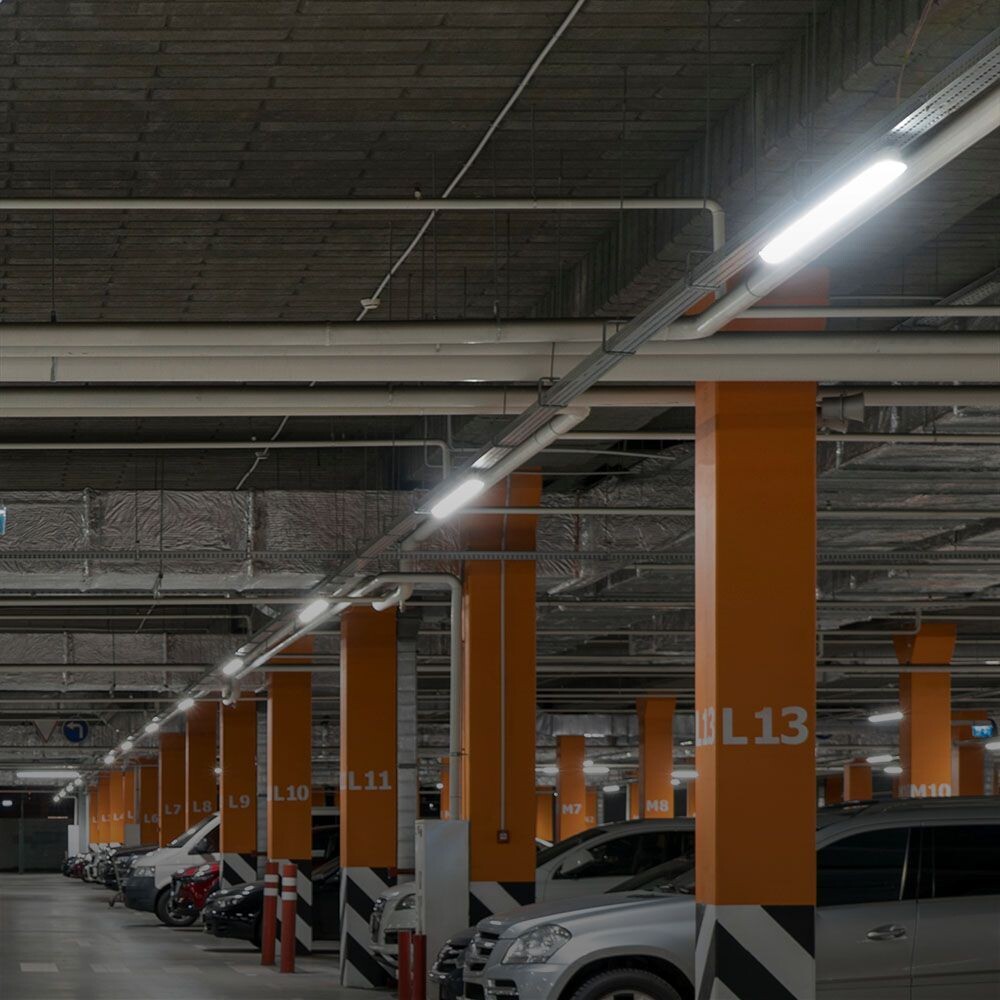 Waterproof 36W industrial luminaire with motion sensor 6500K, 120cm - Image 7