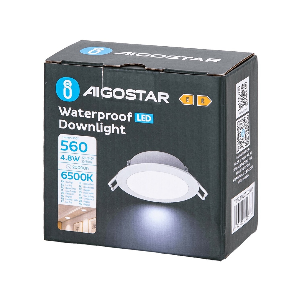 Waterproof IP65 Downlight 4.8W Daylight 865 - Image 5