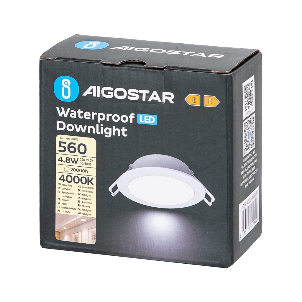 Waterproof IP65 Downlight 4.8W neutral white 840 - Image 5