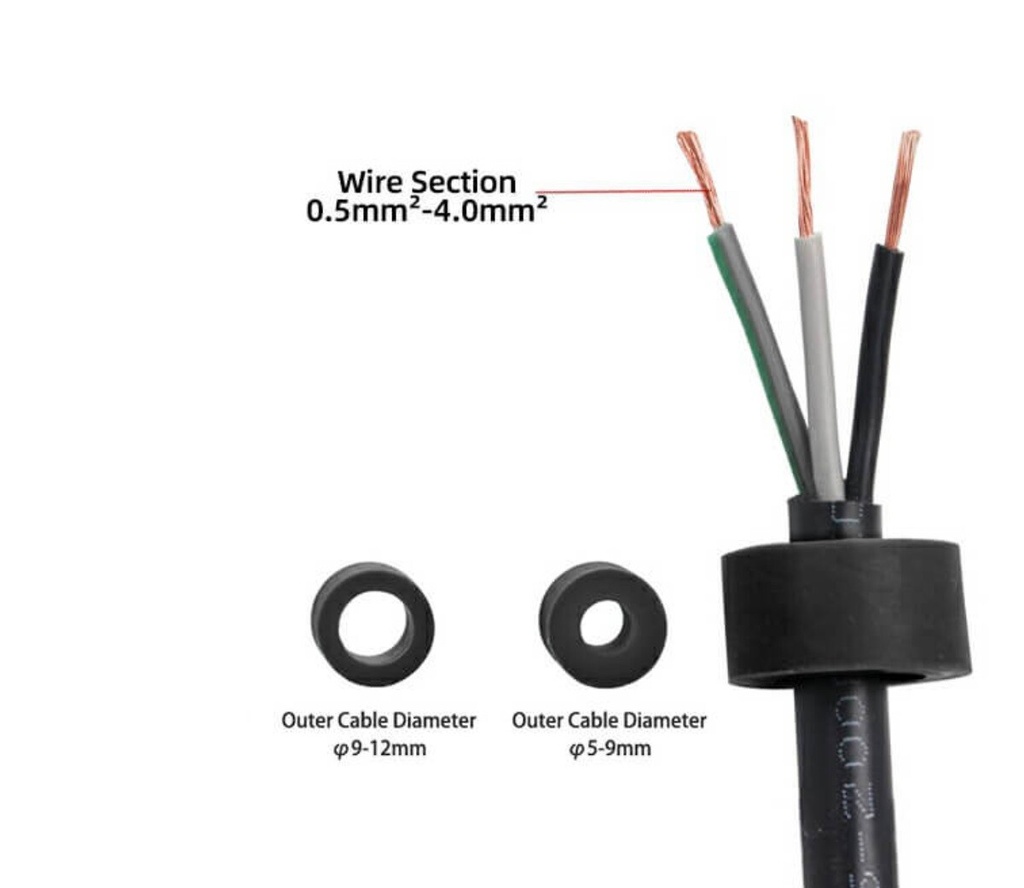 Waterproof Screw T Connector 3-pole 3XM25 IP68 - Image 3