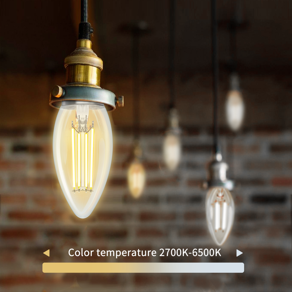 WiFi WB Smart Filament Bulb E14 C35 CCT WIFI + Bluetooth - Image 3
