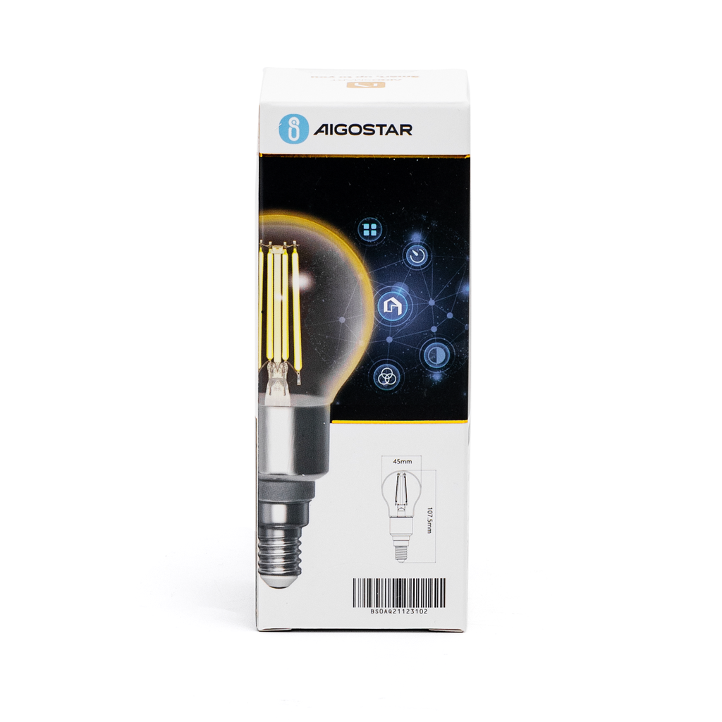 WiFi WB Smart Filament Bulb E14 G45 E27 4,5W CCT WIFI + Bluetooth - Image 5