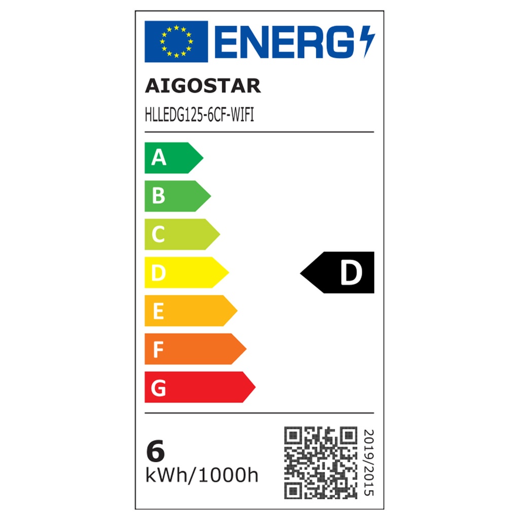 WiFi WB Smart Filament Bulb G125 E27 - Image 6