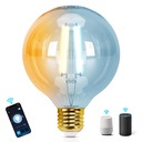 WiFi WB Smart Filament Bulb G95 E27 6W smart filament LED-lampa G95 CCT WIFI + Bluetooth Amber - Image 3