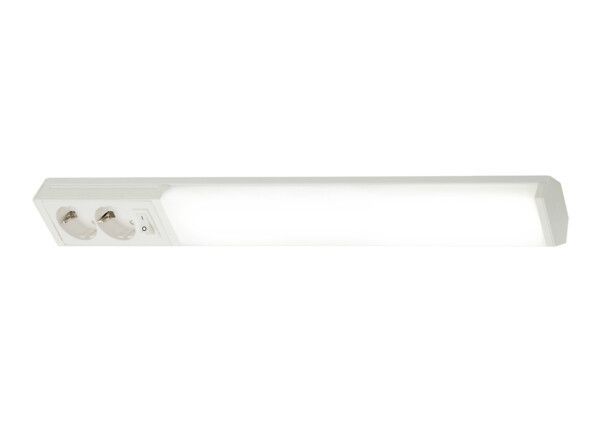 Workplace luminaire Airam Handy 550 8W 3000K/4000K 55cm with outlets - Image 2