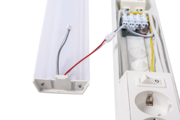 Workplace luminaire Airam Handy 750 11W 3000K/4000K with outlets - Image 3