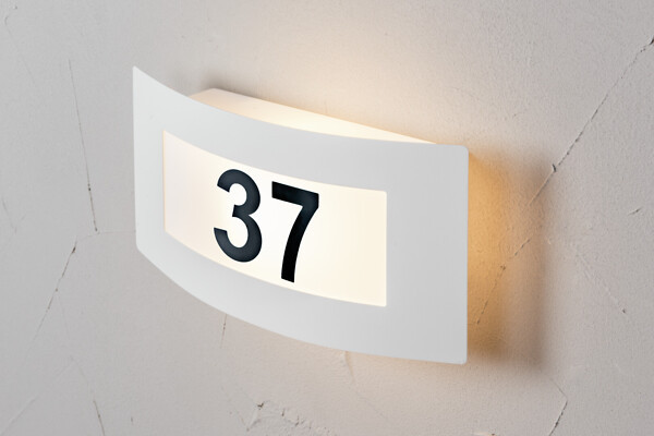 Airam Haaga number luminaire E27, IP44 Vit - Image 5
