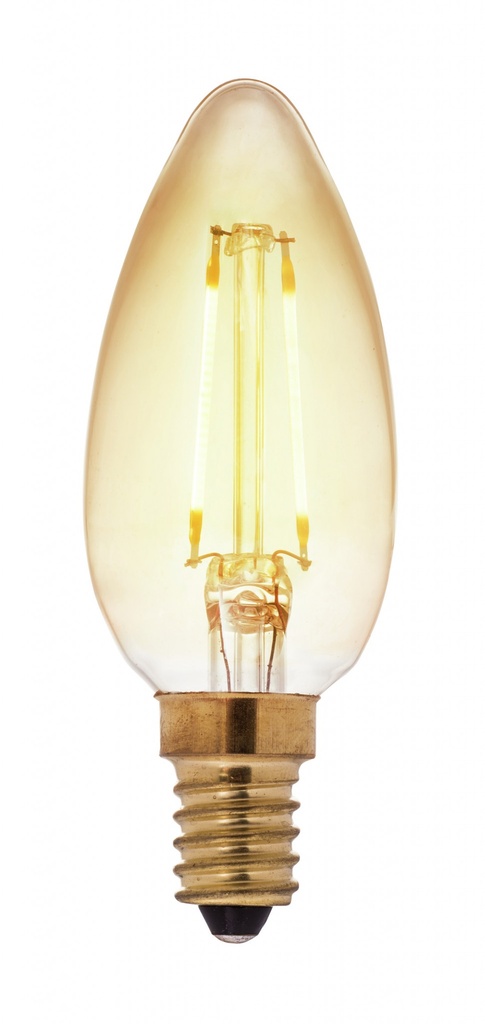 Airam LED E14, 2,5Watt  C35 2200K Amber - Image 2