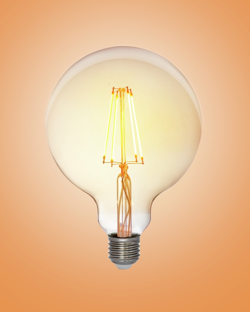 Airam LED E27, 4,5Watt  Decor G125 2200K DIM - Image 2