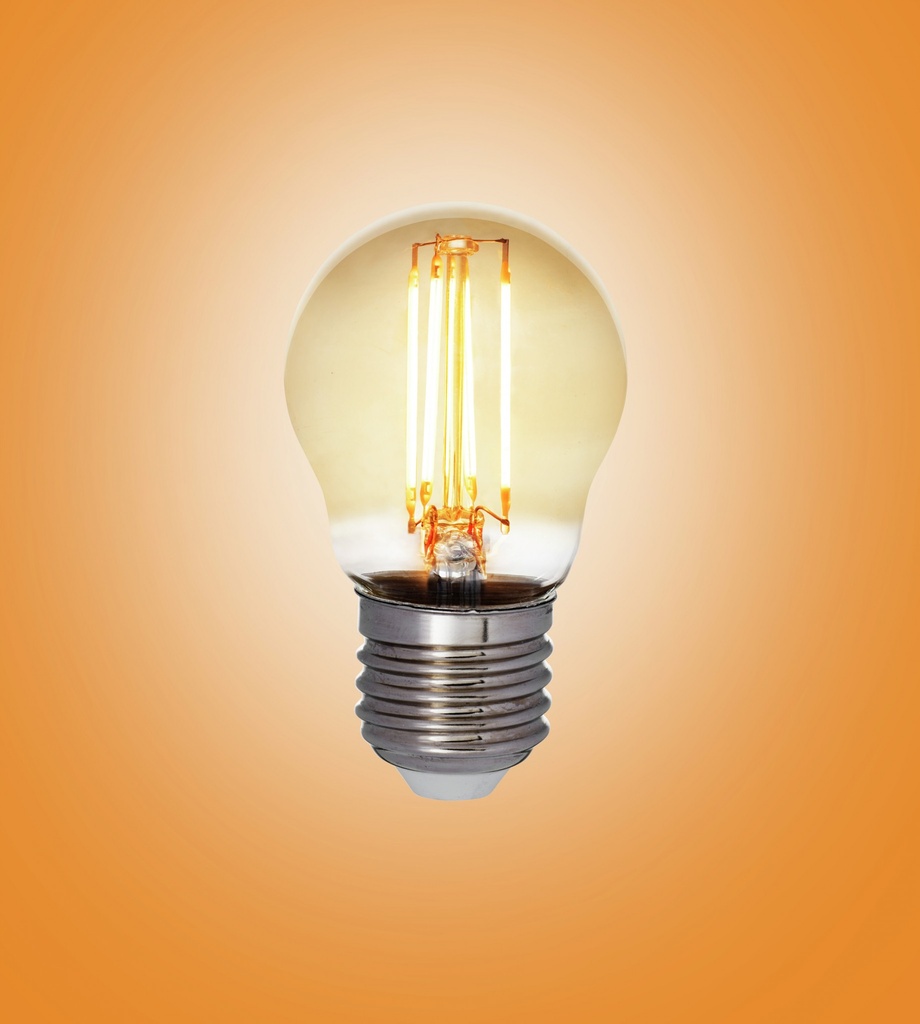 Airam LED E27, 4,5Watt  Decor P45 2200K DIM - Image 3