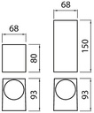 Airam Sund Double IP44 2XGU10 GLC ANT - Image 6