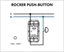 EFAPEL 45151 SBR Retractive Push Button 2-Module White | products/5289-efapel-45151-sbr-aterfjadrande-tryckknapp-2-modul-vit-2.jpg