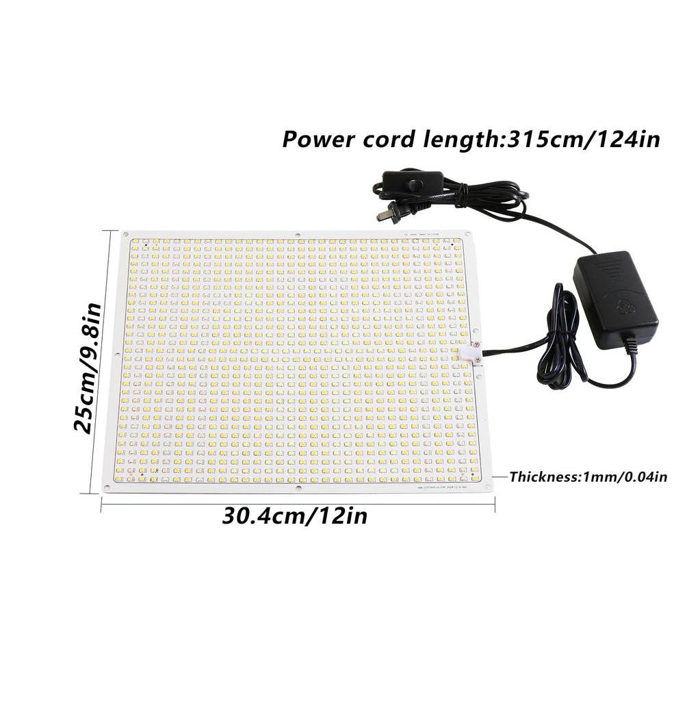 Grow light panel 300W Full spectrum | products/4852-vaxtlampa-panel-300w-full-spectrum-3.jpg