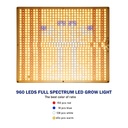 Grow light panel 300W Full spectrum | products/4852-vaxtlampa-panel-300w-full-spectrum-4.jpg