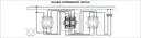 Efapel Double intermediate switch | products/4854-efapel-dubbel-trappomkopplare-2.jpg
