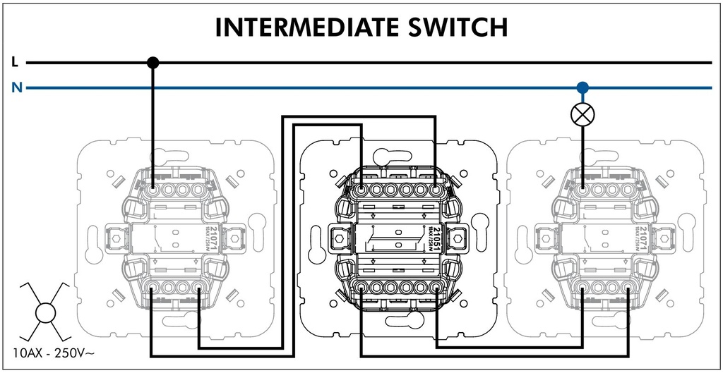 Efapel Intermediate switch | products/4853-efapel-korsstrombrytare-1.jpg