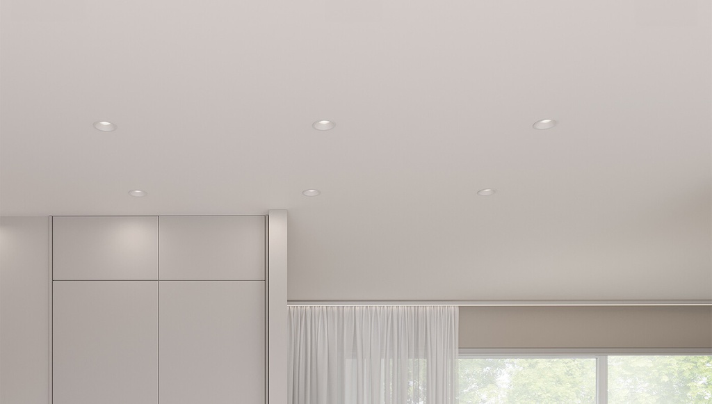 DWN-02 is a smart downlight with tunable white (2,200–4,000 K) | products/4924-dwn-02-ar-en-smart-downlight-plejd-vit-1.jpg