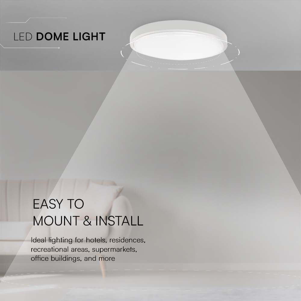 18W LED dome light 4000K IP44 | products/4926-18w-led-plafond-4000k-ip44-2.jpg