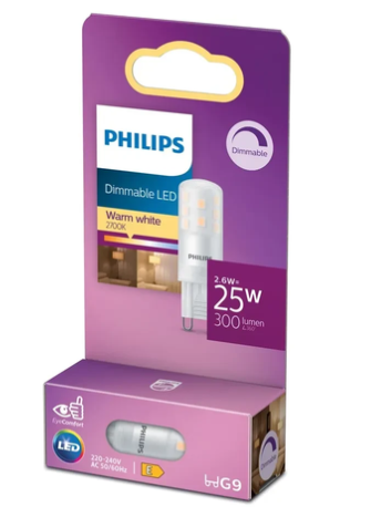 LED 25W G9 WW 230V Dimmable SRT6 | products/4962-led-25w-g9-ww-230v-dim-srt6-1.png