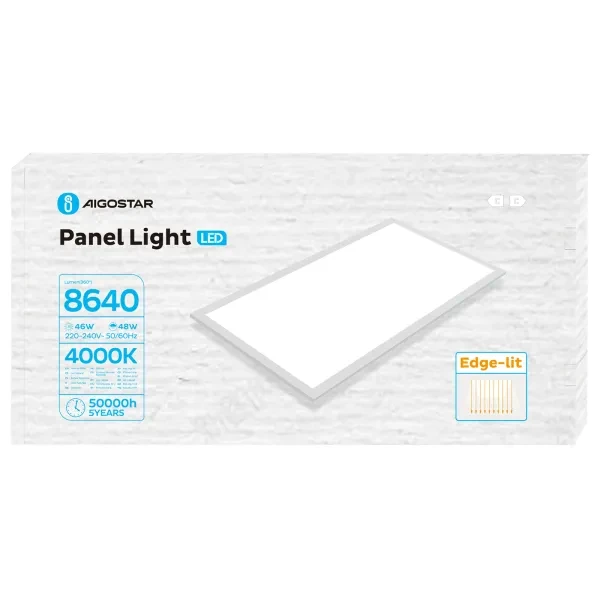 LED Edge-Lit Panel 45W 8640lm 4000K UGR | products/4867-led-edge-lit-panel-light-45w-8640lm-4000k-ugr-6.webp