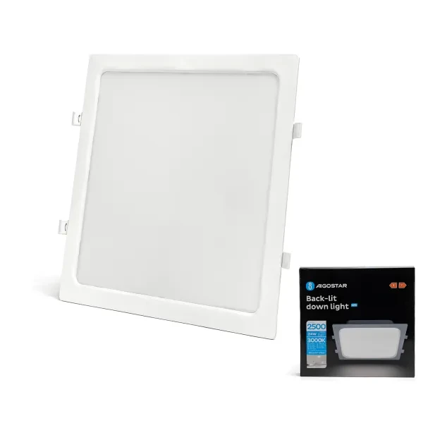 24W Recessed LED Panel Square 3000K | products/4987-24w-infalld-led-panel-fyrkantig-3000k-2.webp