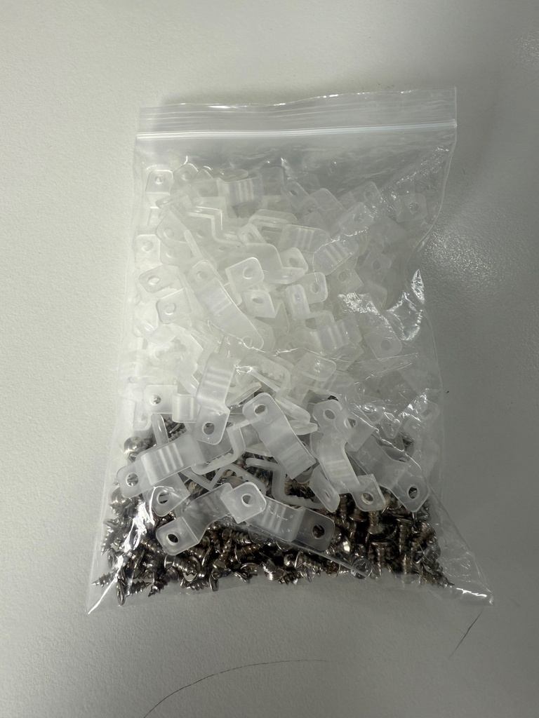 LED strip mounting brackets 100 pack | products/5008-faste-led-ljusslang-100-pack-1.jpg