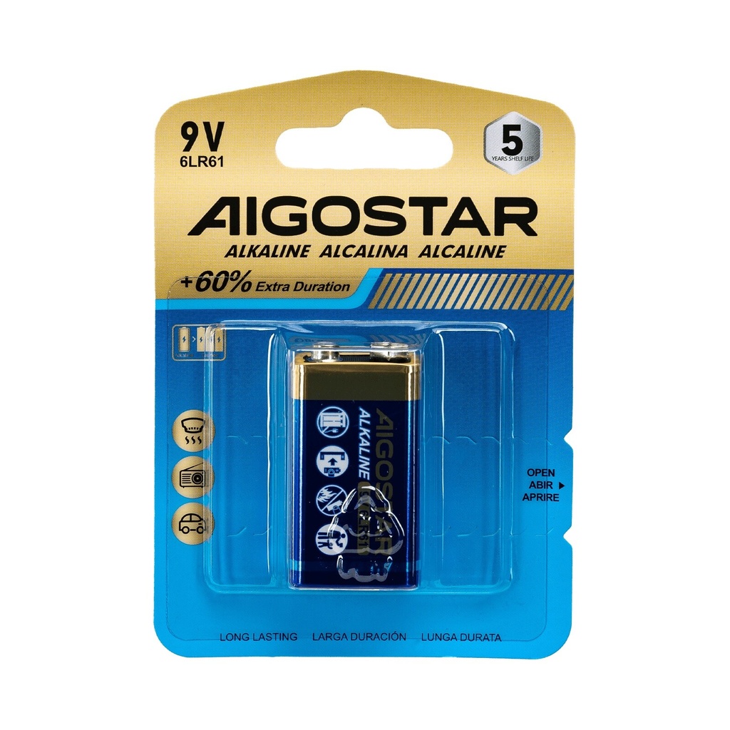 Alkaline Battery 6LR61 9V - Image 4