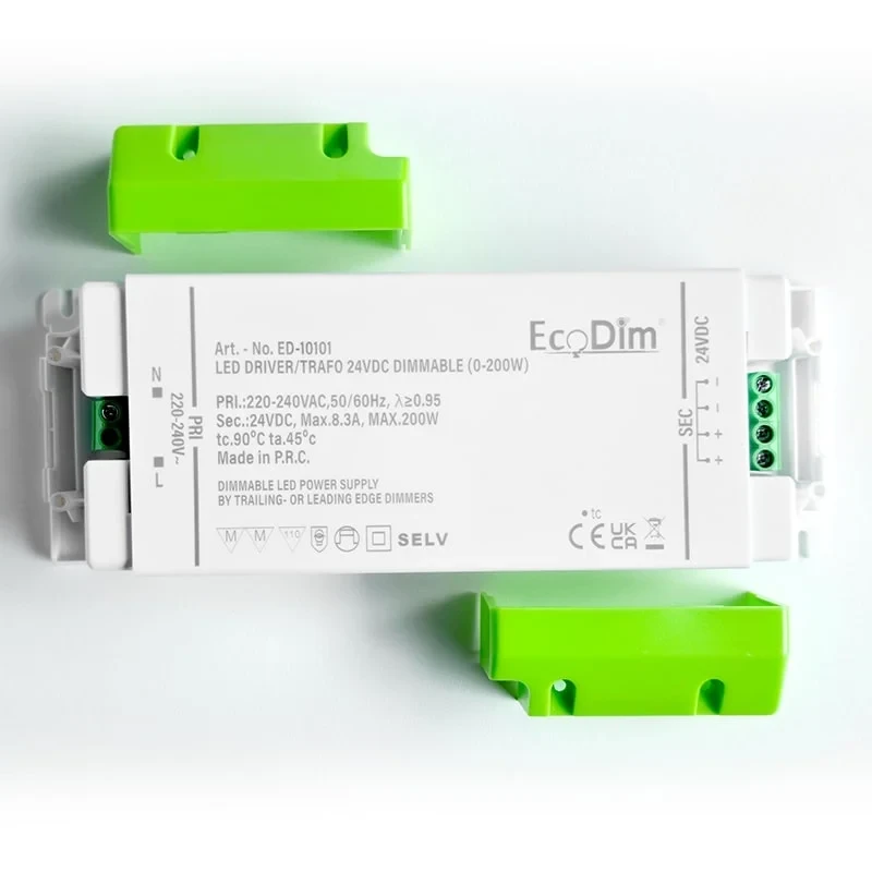 EcoDim ED-10101 200W dimmable transformer 24VDC | products/5015-ecodim-ed-10101-200w-dimbar-transformator-24vdc-3.webp
