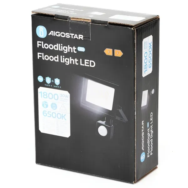 LED floodlight 20 W PIR 6400K | products/1047-led-stralkastare-20w-med-pir-sensor-6400k-7.webp