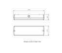LED Emergency Lighting  Orion LED II 100 3h SA AT | products/5053-led-nodbelysning-orion-led-100-3h-sa-at-1.png