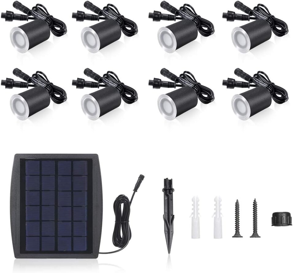 Solar Deck Lighting 3000K 6-Pack | products/4240-deckbelysning-med-solcell-3000k-6-pack-2.jpg