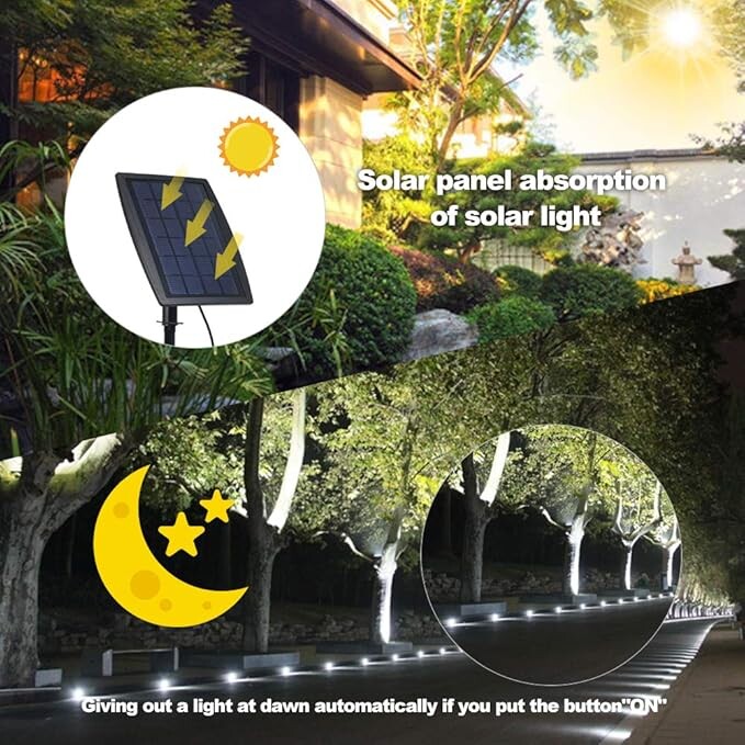 Solar Deck Lighting 3000K 6-Pack | products/4240-deckbelysning-med-solcell-3000k-6-pack-6.jpg