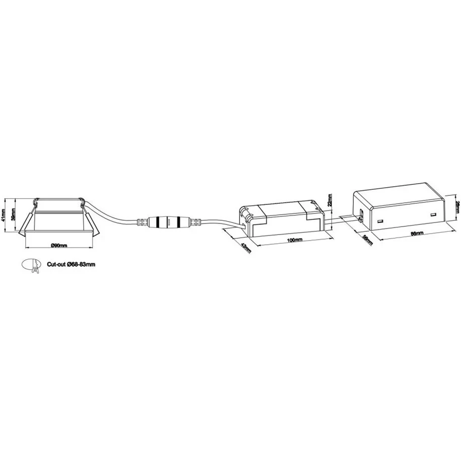 HiluX DS8 tilt 360 spot - 2200-6500K, CRI95, 600lm, White IP44 | products/5271-hilux-ds8-tilt-360-spot-2200-6500k-cri95-600lm-white-ip44-6.webp