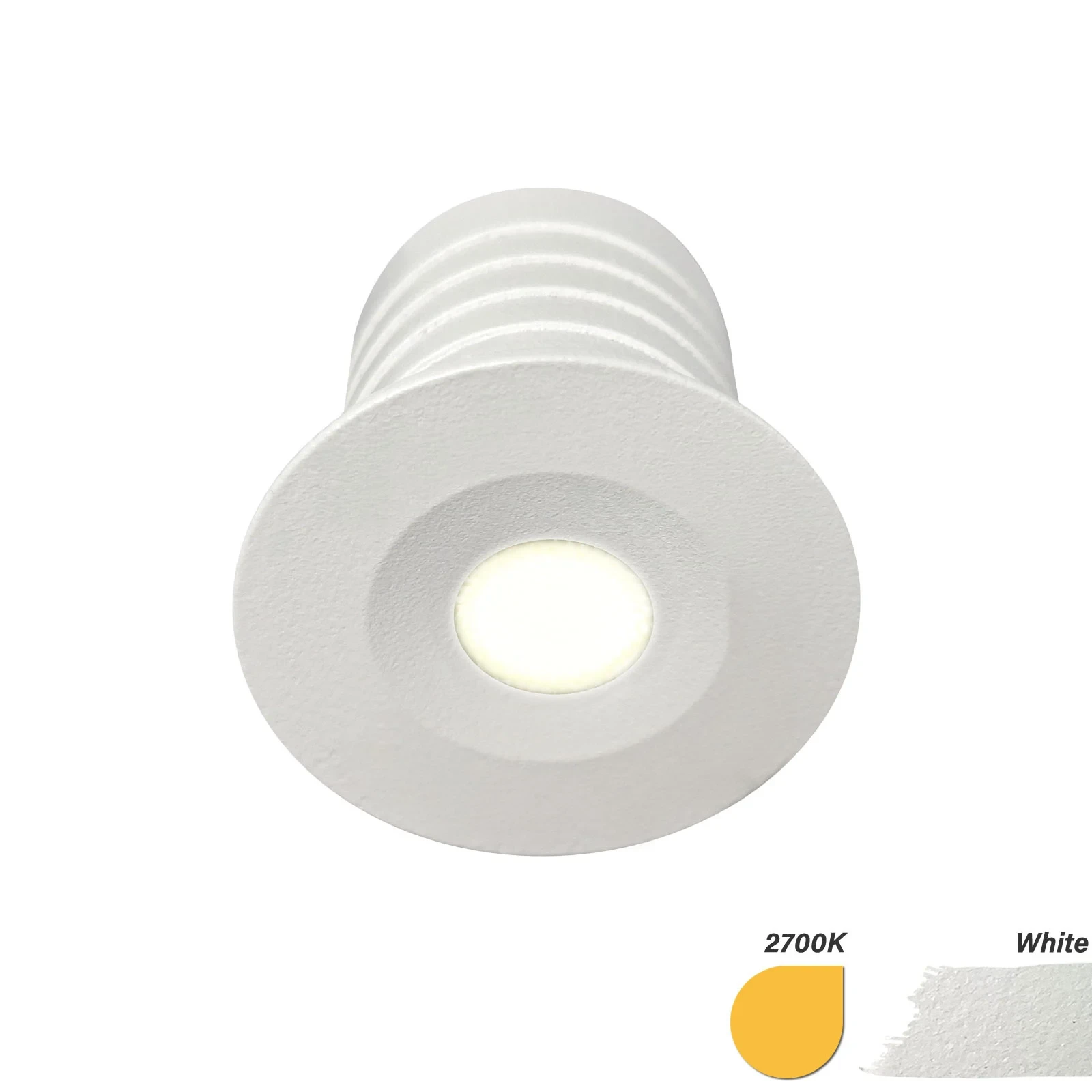EcoDim ED-10105 Mini Recessed LED Spotlight White 2700K, 28mm | products/5145-ecodim-ed-10105-led-infalld-spotlight-mini-ip67-varmvit-rund-vit-28mm-2.webp