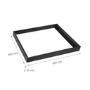 LED panel frame 600 x 600 x 50 black | products/4249-led-panel-ram-600-x-600-x-50-svart-6.jpg
