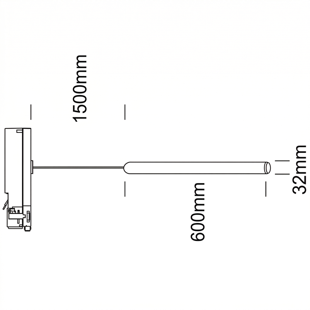 LED Cylinder Track Pendant White 8W 3000K 36° | products/5301-led-cylinderpendel-for-skena-vit-8w-3000k-36°-1.png
