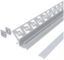 Alu Profile for Plasterboard inner corner with milk diffuser 1m - Image 2