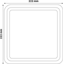 Avide Bulkhead lamp Merkur-S 12W 4000K gray IP54 - Image 2