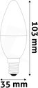 Avide E14 2.9W 3000K Super High Lumen - Image 3