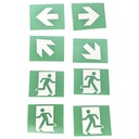 Avide Exit Light Surface mounted with horizontal sign IP65 - Image 4