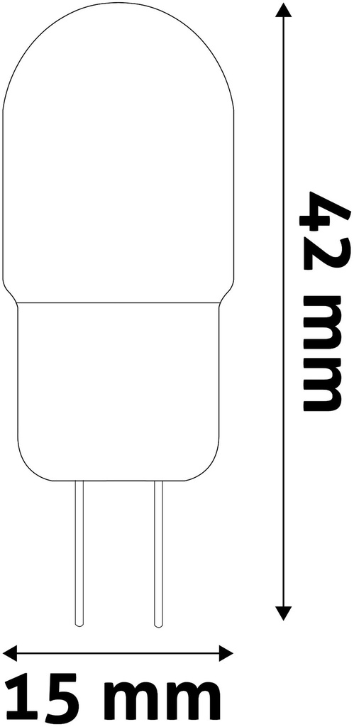 Avide LED 2.5W G4 WW 3000K - Image 4