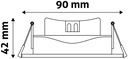 Avide LED  7 WATT  DOWNLIGHT CW 6400K - Image 2